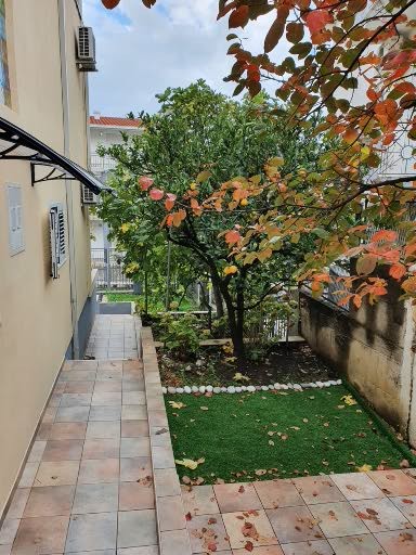 příchod ke vchodu do domu